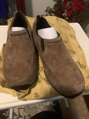 RedHead Suede Moc Casual Shoes Men's 13W Espresso Slip on -LOT20-30